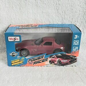 2/$25 Maisto Mercedes-Benz SLS AMG 1:36 Die-Cast Metal Pull Back Power Racer!!